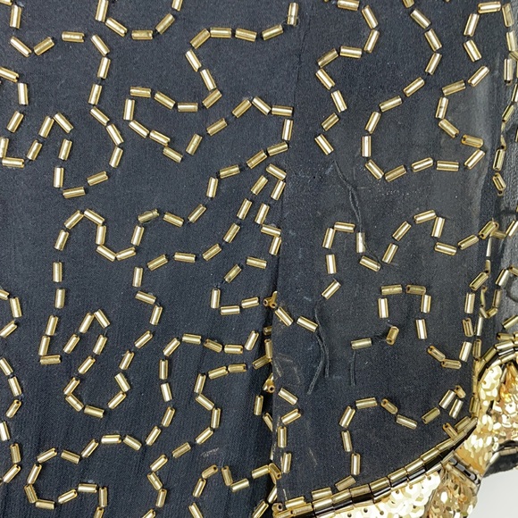Saks Fifth Ave vintage beaded dress - 8 - Picture 13 of 14